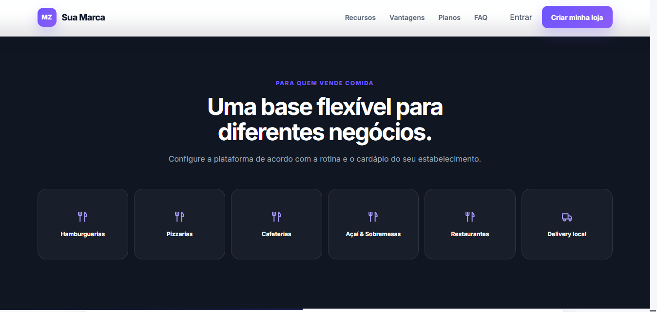 Foto adicional 2 de SaaS Food Menu - White Label - Mz Code Store