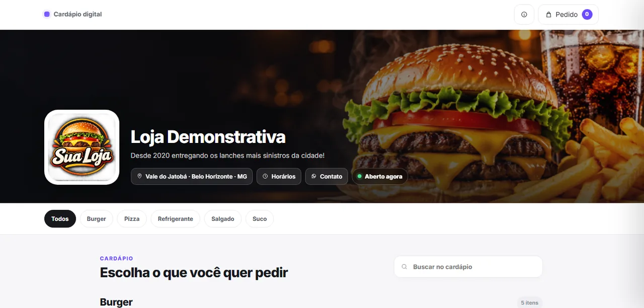 Foto adicional 7 de SaaS Food Menu - White Label - Mz Code Store